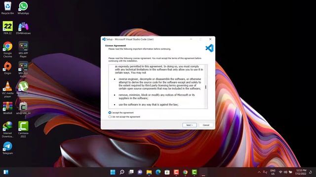 Install Visual Studio Code (VSCode) Windows 11