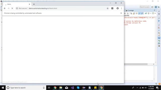 Alert and Multiple Windows Handling In selenium webdriver - Part I