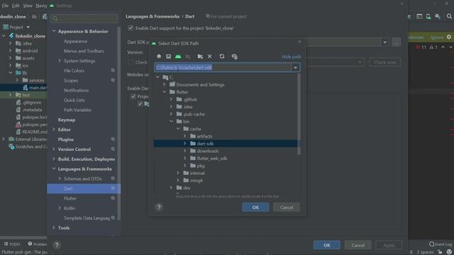 Flutter & Firebase App Tutorial - How to create & setup Flutter Project in Android Studio - Linkedi