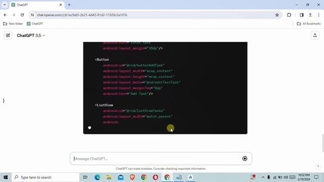 Make An App Using ChatGPT & Android Studio P-3