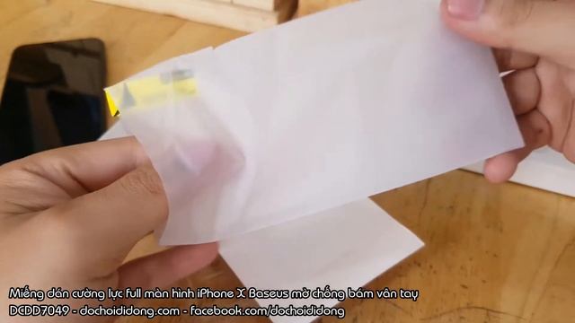Miếng dán cường lực full màn hình iPhone X Baseus mờ chống bám vân tay смотреть онлайн