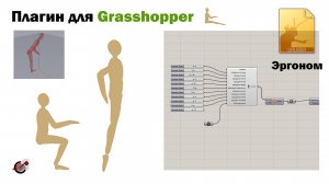 Новый ПЛАГИН в Grasshopper ЭРГОНОМ для дизайнеров, архитекторов и мебельщиков.