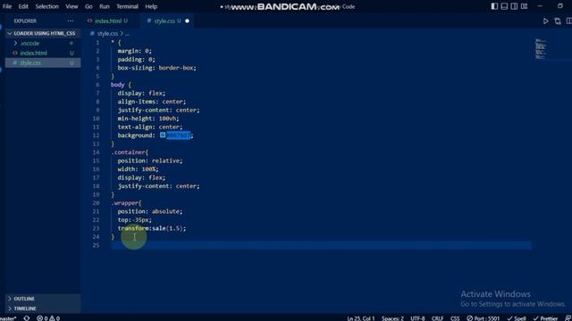 Windows Loader or Preloader in HTML and CSS смотреть онлайн