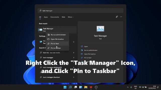Easiest Way to Open "Task Manager" on Windows 11 "Taskbar" without App and Regedit | Life Hacks смотреть онлайн