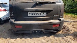 Jeep Grand Cherokee SRT8 wk1 exhaust / выхлоп