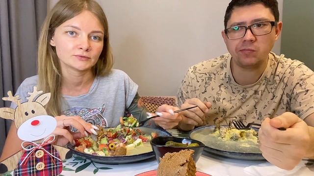 МУКБАНГВкусный семейный ужинАльбиночка постаралась☺️