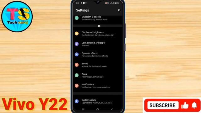 Vivo Y22 Lock Screen Control Centre Setting Kaise On Kare // Control Centre Lock Screen In Vivo Y22