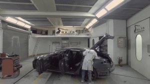 WAPR- tesla s 85 paint by robot