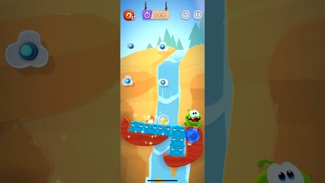 Time challenge |Om nom stories | cut the rope remastered #allthreestars #omnom #cuttherope