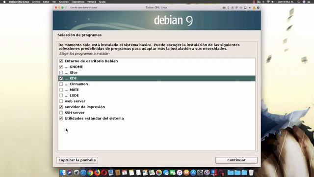 Instalación Debian 9.5 en Parallels Mac смотреть онлайн