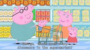 Peppa Pig S1 49 Shopping английский с субтитрами