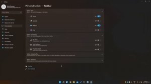 How to move Windows 11 icons to the left side of the taskbar.