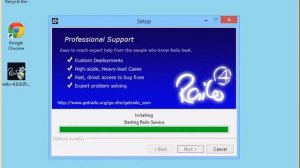 Railo 4 beta installer on Windows 8