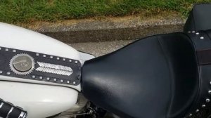 Vintage Indian Scout Corbin Seat Upgrade!