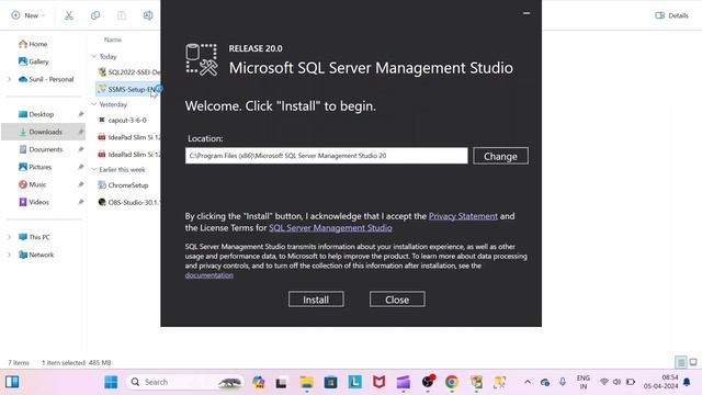 How to install Microsoft SQL Server and SSMS for FREE!!! SQL Server tutorial #learning #sqlserver