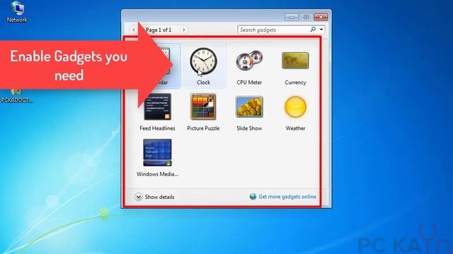 Computer Tips : Enable Desktop Gadgets смотреть онлайн