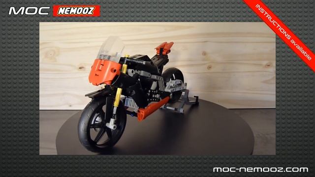 APRILIA RSV4 LEGO TECHNIC MOC смотреть онлайн
