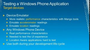 Tech·Ed North America 2011 Understanding the Windows Phone Development Tools