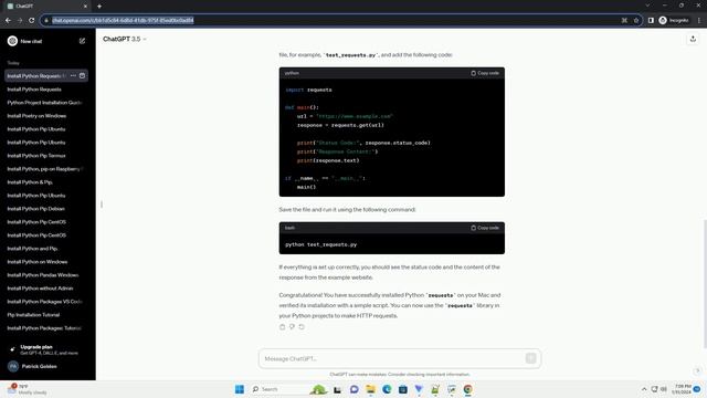 install python requests mac