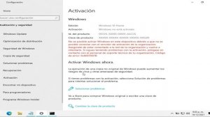 Activación de Windows 10, paso a paso