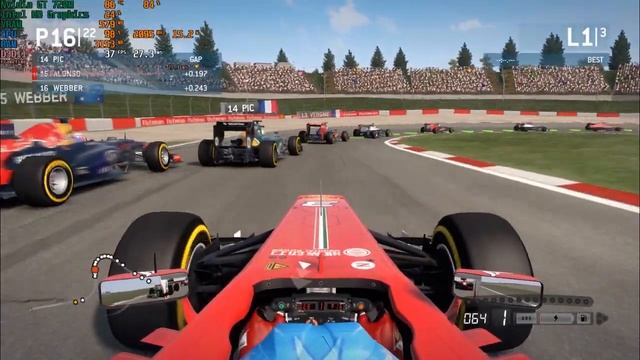 F1 2013 on Nvidia Geforce GT 720m Laptop | i7-4600U смотреть онлайн