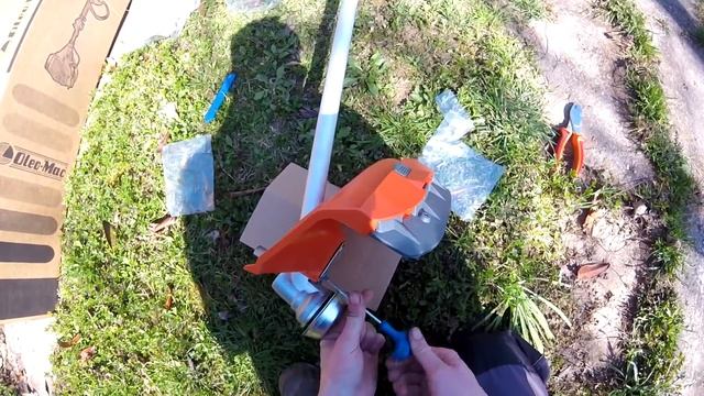 Oleo-Mac BC 350 UNBOXING and first start смотреть онлайн