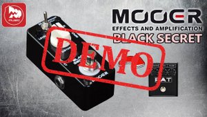 Мини-педаль MOOER Black Secret - демонстрация звучания