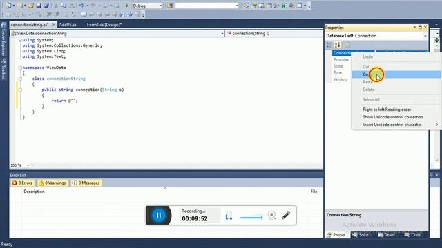 using dataGridView data load from database in c# window form application
