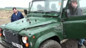 Land Rover 110 V8 running on LPG Gas in DEEP SH#T!