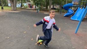Пенни борд, маленький скейт для начинающих. Как встать и поехать.
