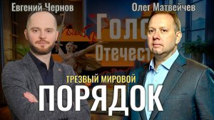 Трезвый мировой порядок - Олег Матвейчев, Евгений Чернов