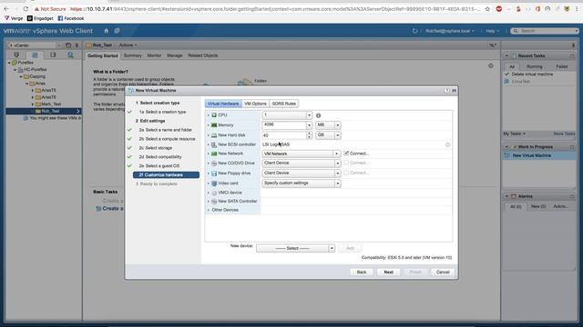 Part 4 - vSphere Web Client Windows смотреть онлайн