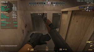 Counter Strike 2 - RYZEN 5 3500U - 12GB RAM - VEGA 8 - Benchmark