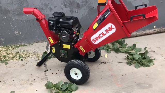 Gartenhäcksler/flishugger/broyeur 6.5hp Petrol wood chipper garden shredder смотреть онлайн