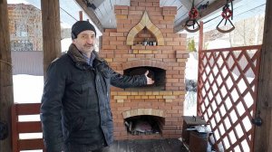 Русская печь с мангалом на шестке сложенная мной 18 лет назад, обзор печи и устройство мангала