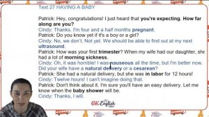 Text 27 HAVING A BABY 🇺🇸 Английский язык INTERMEDIATE (B1-B2) | Уроки английского языка