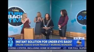 Dr Whitney Bowe on Good Morning America miracle eye cream Instantly Ageless