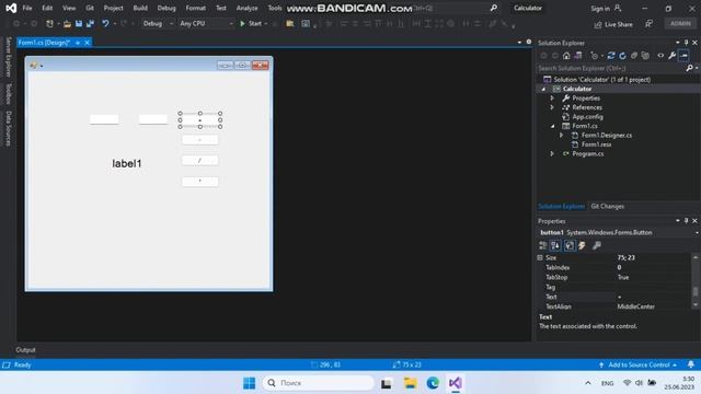 Simple calculator in c#. C sharp for beginners #csharp, #dotnet