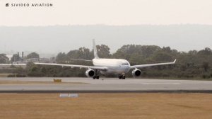 Virgin Australia (VH-XFH) and Cathay Pacific (B-LAE) early morning action at  Perth Airport on RW03