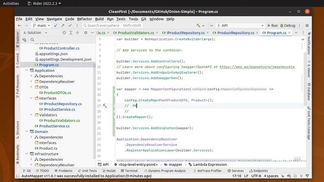 SDP 22: Onion Architecture 2: Adding Service Logic смотреть онлайн