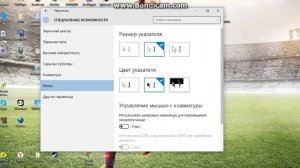 Как поменять курсор на Windows 10.