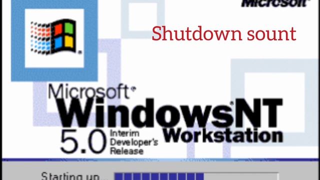 Microsoft WindowsNT 5.0 starting and shutdown sound (1997) смотреть онлайн