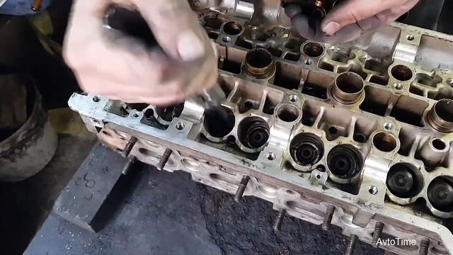 Притирка и Чистка Клапанов Головки Блока Цилиндров