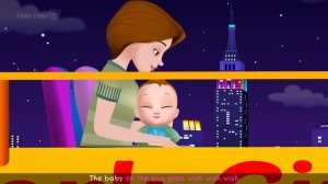 ChuChu TV Classics - Wheels on the Bus Song - New York City | Nursery Rhymes #babytaku