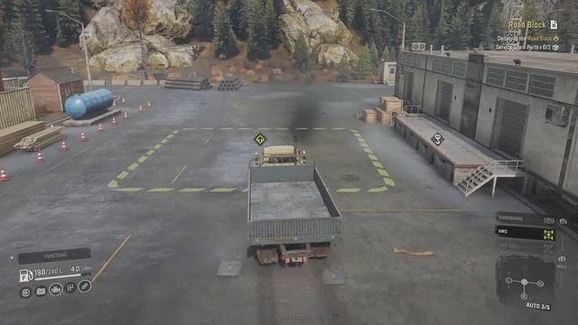 #7 SnowRunner - Road Block - Black River, Michigan смотреть онлайн