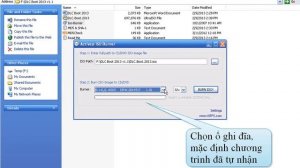 Huong dan ghi DLC Boot ra dia CD