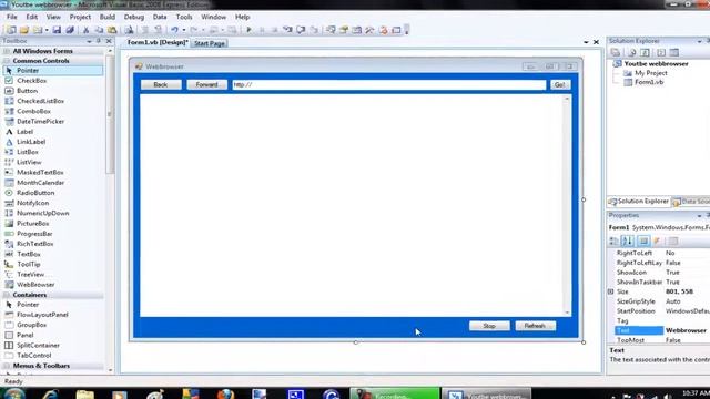 VB how to make a simple WebBrowser смотреть онлайн