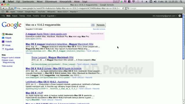 Mac OS X 10.6.2 Magyarosítás смотреть онлайн
