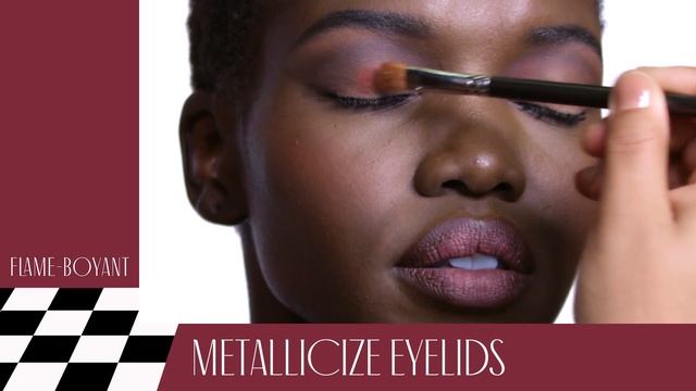 Mixing Mattes & Metallics with MAC Cosmetics Art Library “Flame-Boyant” Eyeshadow Palette смотреть онлайн