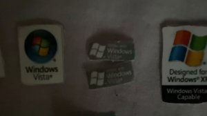 My homemade Windows stickers/intel core 2 duo stickers